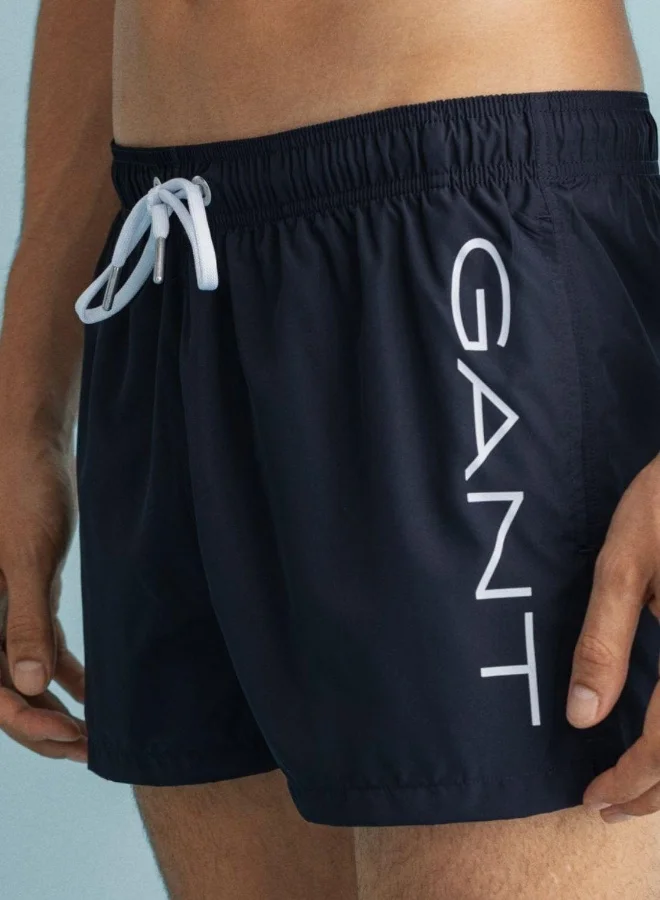 GANT Gant Short Cut Lightweight Logo Swim Shorts