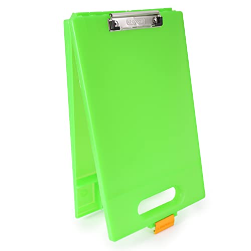 Dexas Clipcase Storage Clipboard with Handle, Lime Green - Image 3