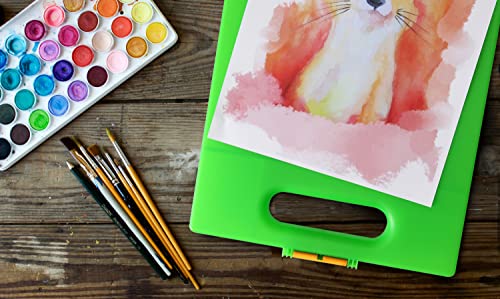 Dexas Clipcase Storage Clipboard with Handle, Lime Green - Image 5