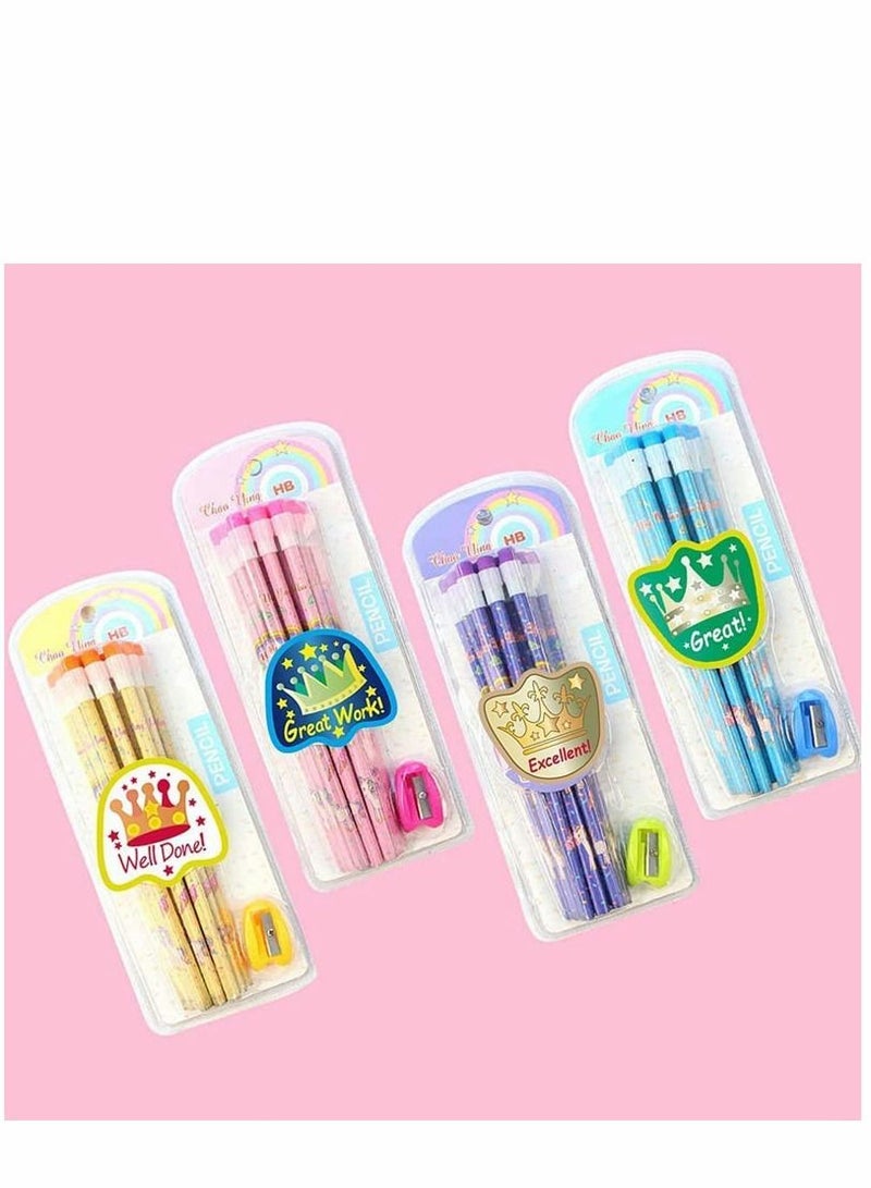 SYOSI 500 Pieces Kinds of Crown Stickers 6 Designs Reward Suitable for Children's Teachers Adults Parents Classroom School Work Learning and Training Gifts - Image 3