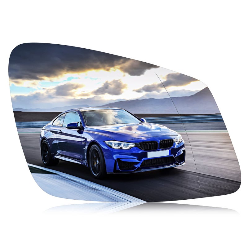Right Passenger Side Mirror Glass Replacement for 20092019 BMW M2M7 Series F20 F22 F30 F32 F34 F36 F80 228i 320i 328i 330i 335i 428i 430i 435i 535i 550i 640i Rearview Heated Mirror Glass