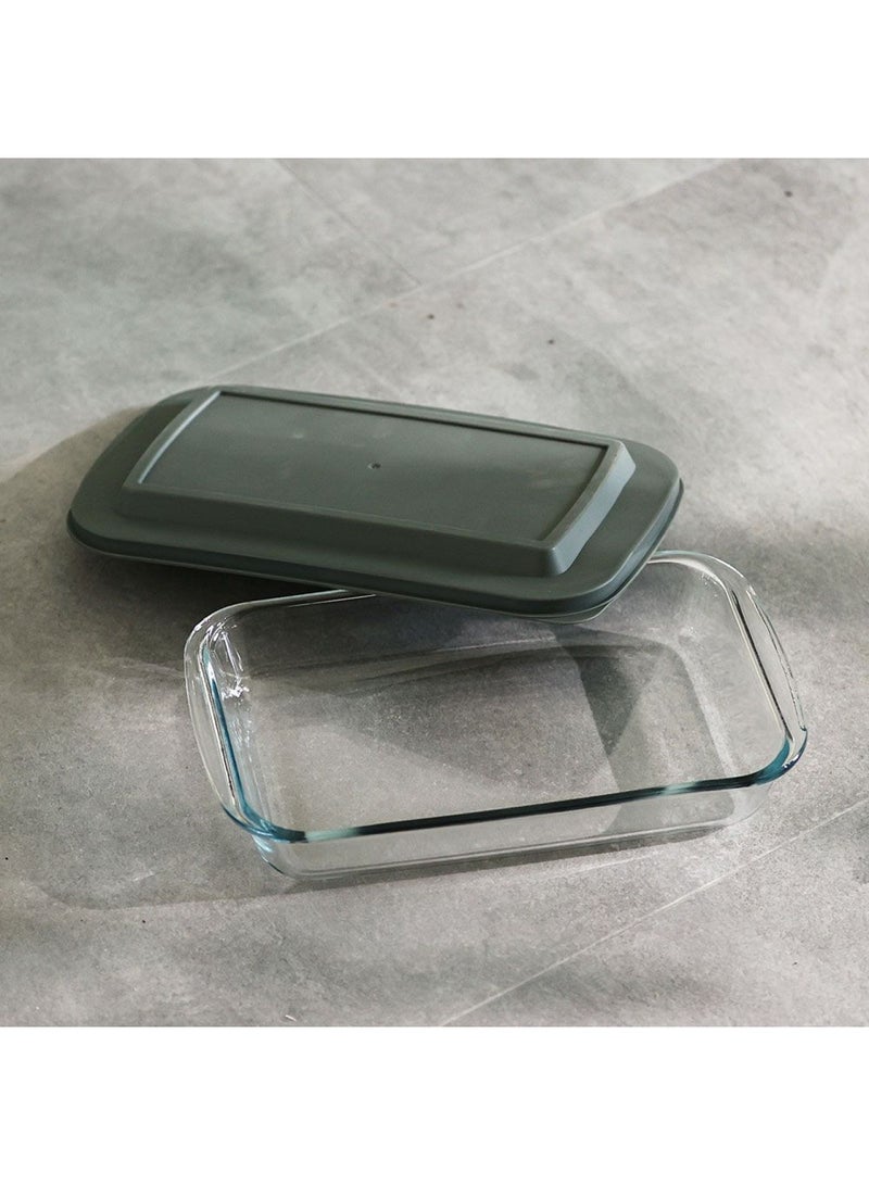Danube Home Rectangular Borosilicate Glass Baking Dish 2200Ml