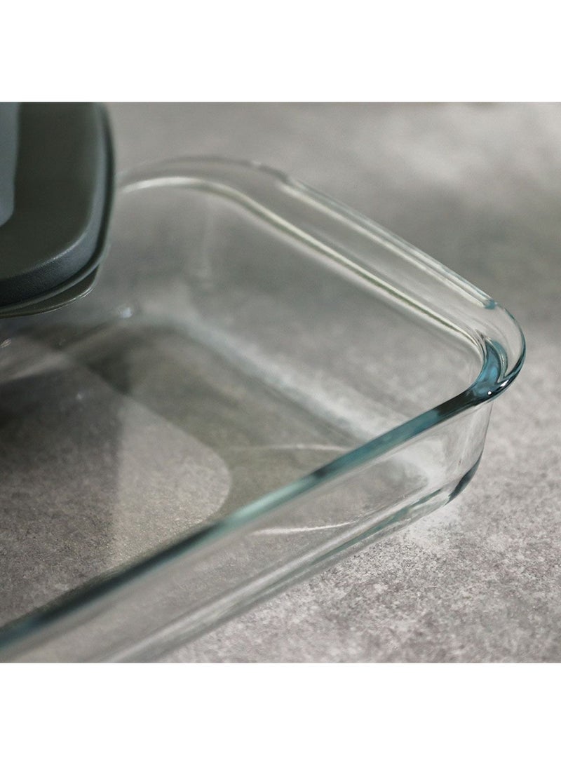 Danube Home Rectangular Borosilicate Glass Baking Dish 2200Ml
