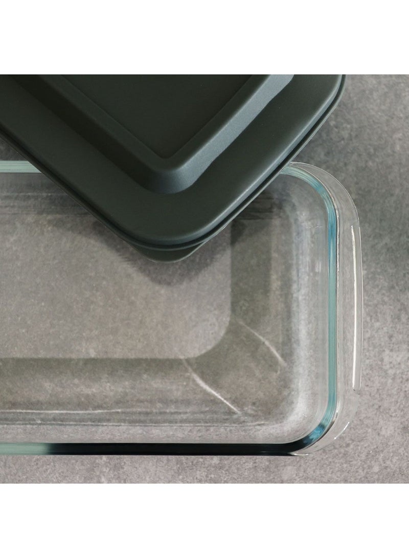 Danube Home Rectangular Borosilicate Glass Baking Dish 2200Ml
