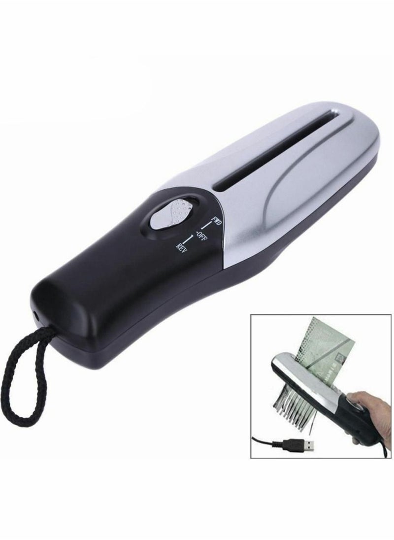 Y&D - Portable Shredder, USB/Battery Operated Mini Handheld Paper 2L Cutter for Office - Image 1