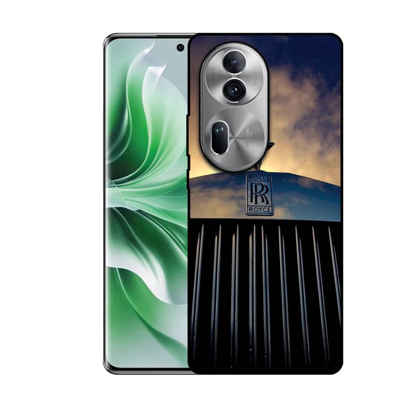 EYE CATCH Printed Protective Case Cover For Oppo Reno 11-  Rolls Royce Logo - Image 1