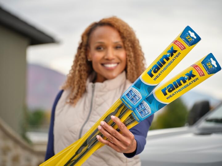 Rain-X WeatherBeater All-Season Conventional Windshield Wiper Blade - 22" (Pack of 2) - Image 5