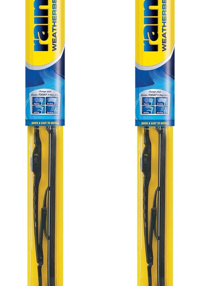 Rain-X WeatherBeater All-Season Conventional Windshield Wiper Blade - 22" (Pack of 2) - Image 1
