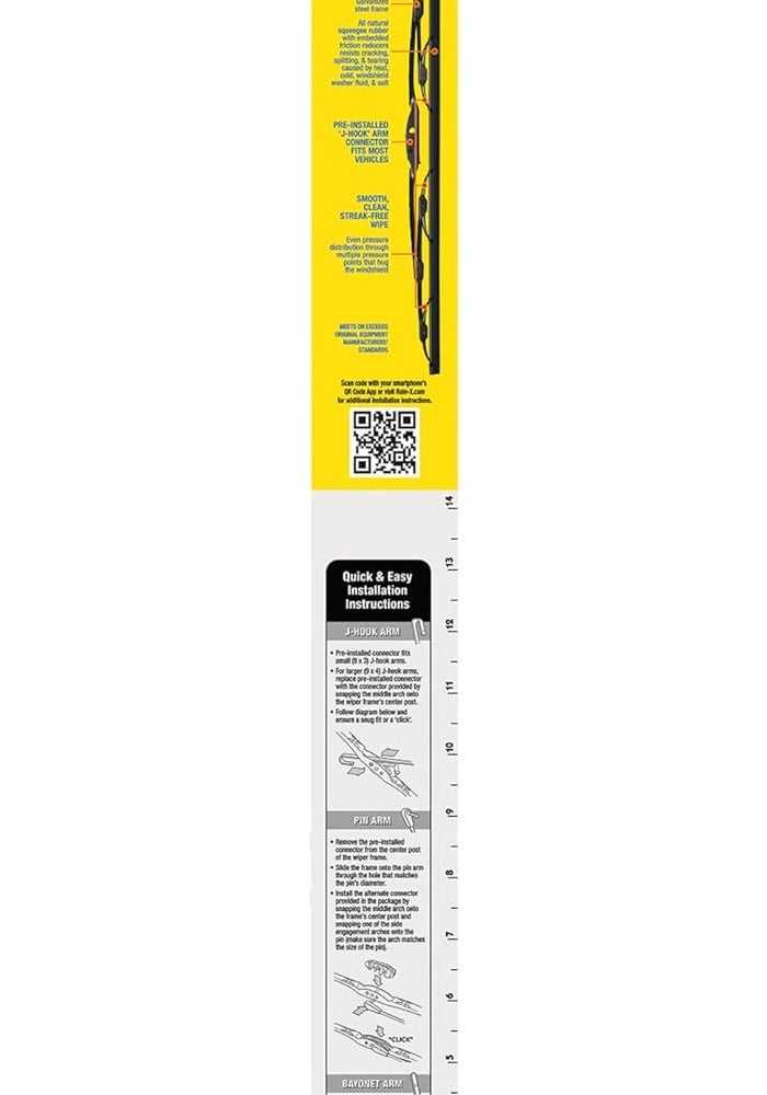 Rain-X WeatherBeater All-Season Conventional Windshield Wiper Blade - 22" (Pack of 2) - Image 3