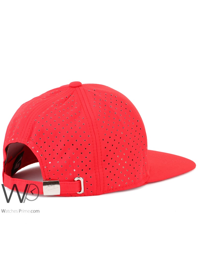 NIKE ORIGINAL Nike Snapback hip hop Cap Red Color Cotton Hat For Men  - Image 2