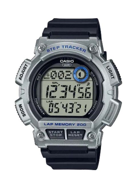Digital Round Waterproof Wrist Watch WS-2100H-1A2VDF