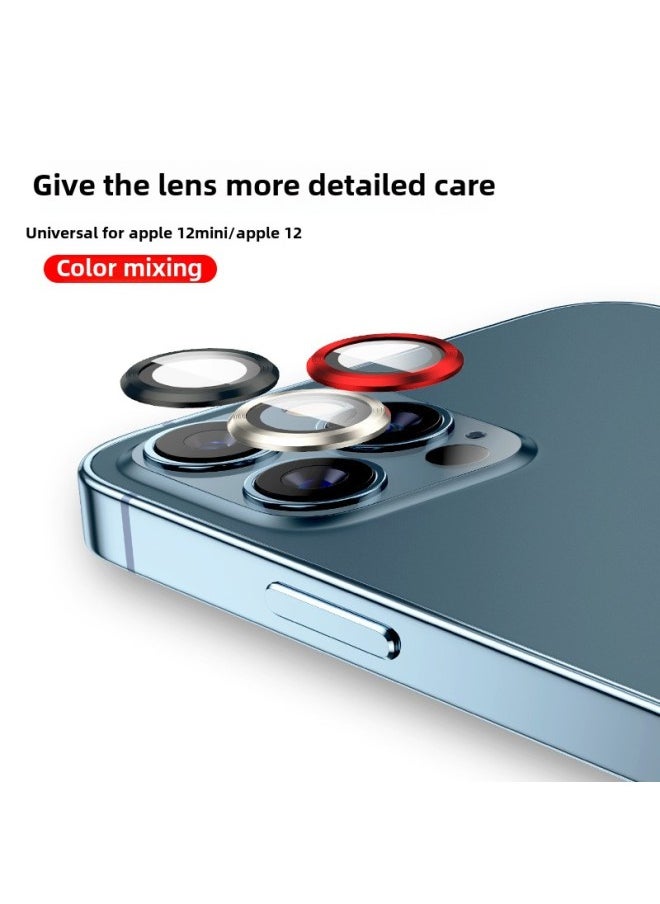 Generic - Suitable For Apple 13 Lens Film Glass For iphone11 Promax Eagle Eye Protector 12mini Rear Camera Film-Color:Eagle Eye [sea Blue]]-Size:12ProMax Single-grain Package - Image 1