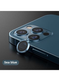 Suitable For Apple 13 Lens Film Glass For iphone11 Promax Eagle Eye Protector 12mini Rear Camera Film-Color:Eagle Eye [sea Blue]]-Size:12ProMax Single-grain Package
