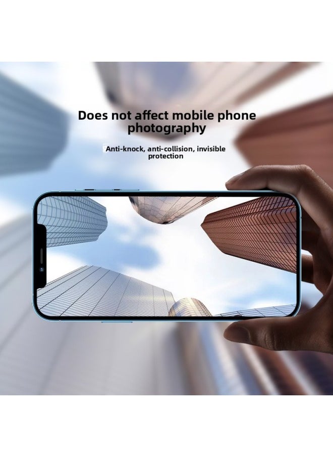 Generic - Suitable For Apple 13 Lens Film Glass For iphone11 Promax Eagle Eye Protector 12mini Rear Camera Film-Color:Eagle Eye [sea Blue]]-Size:12ProMax Single-grain Package - Image 1