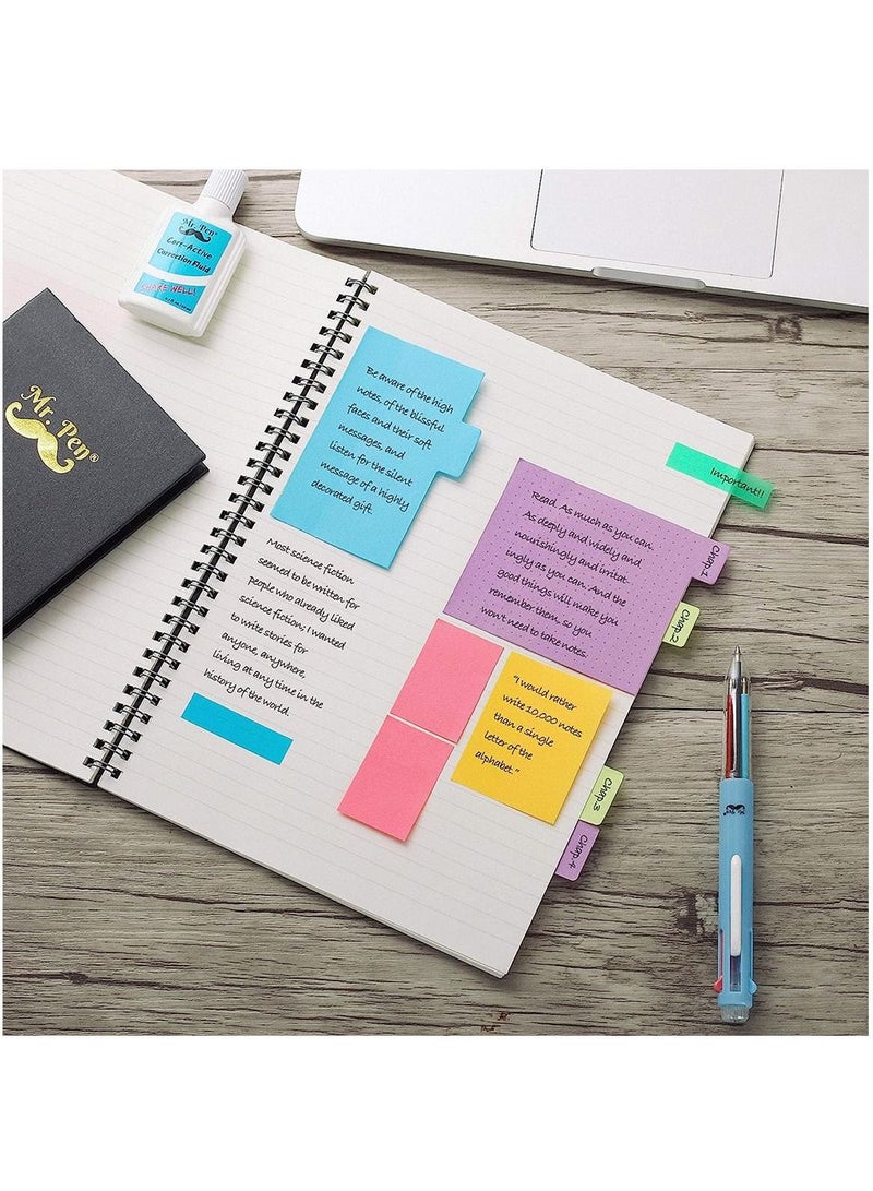 Generic Sticky Notes Set, 410 Pack, School Supplies, Office Supplies, Planner Sticky Note Dividers Tabs, Book Notes  - Image 5