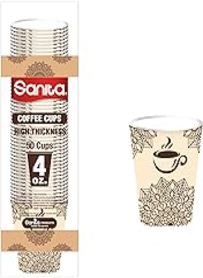 Sanita Sanita Leak Proof Paper Cups, 4 oz Capacity, Multicolor 