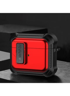 Case Cover For AirPods 3 Signal Flag Wireless Earphones Case with Security Lock Red