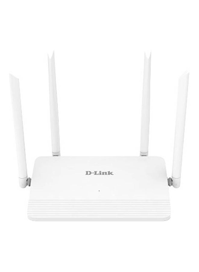 DIR-825M AC1200 Gigabit Dual Band Wi-Fi Router, Speed Up to 1200Mpbs, 802.11ac MU-MIMO Wireless, Multiple Operating Modes, WPA / WPA2, WPA3 Encryption White