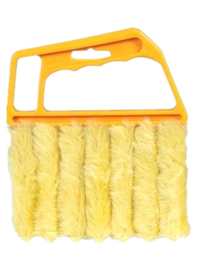 NIBEMINENT Mini Handheld Venetian Blind Cleaner Brush Yellow 131 x 152centimeter