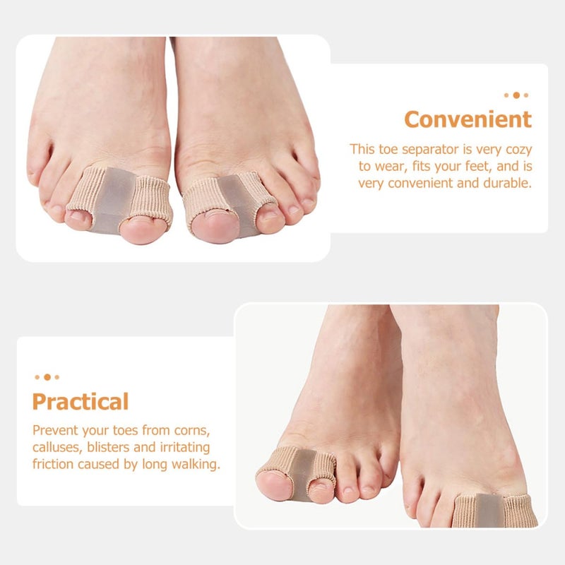 4 Pcs Bunion Corrector Toe Separators Set for Overlapping Toes and Hallux Valgus Relief - Image 5