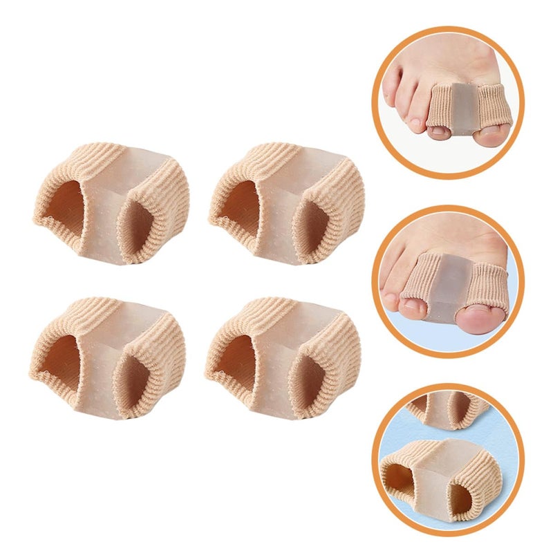 4 Pcs Bunion Corrector Toe Separators Set for Overlapping Toes and Hallux Valgus Relief - Image 4