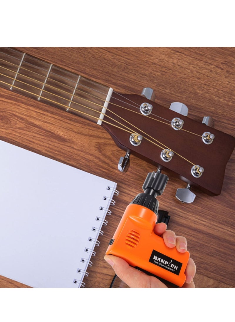 Excefore Guitar String Winder, Bass Winders Cutter, String Cutter, Guitar Bridge Pin Puller, Guitar Repairing and Adjustment Tool Maintenance Tool for Guitar, Ukulele  - Image 4