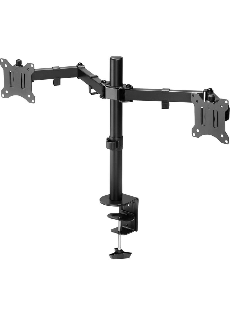 Generic Lucky Owl Dual Arm Adjustable Monitor Mount for 17-32 Inch Screens, Heavy Duty with 360° Rotation and VESA 100x100mm Support, Max Load 9kg  - Image 4