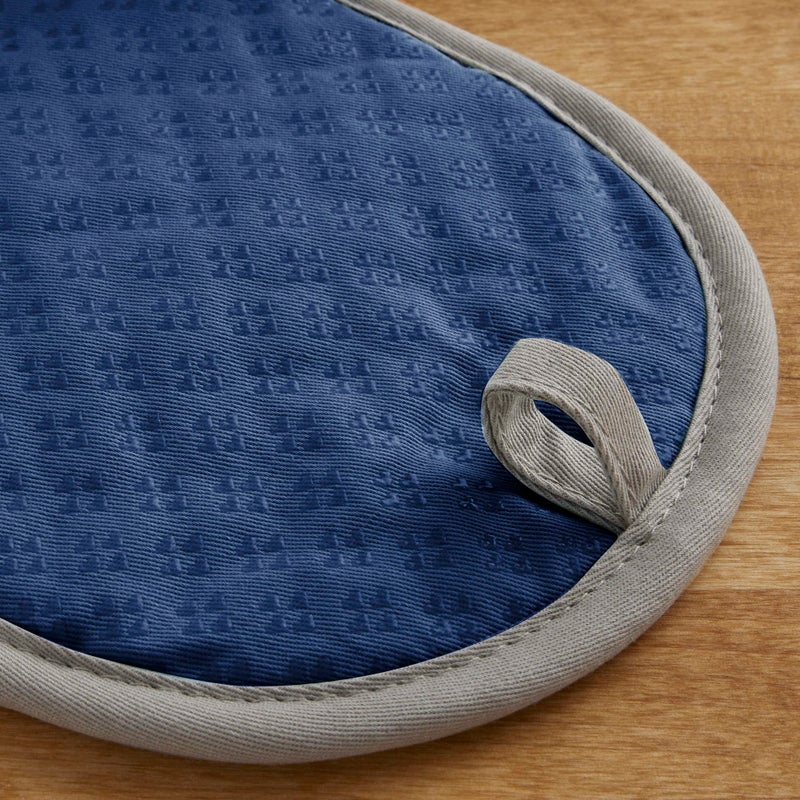 KitchenAid Asteroid Pot Holder 2-Pack Set  Blue Willow  6.5""x10"" - Image 3