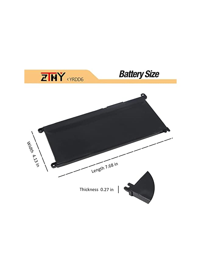 ZTHY Yrdd6 Laptop Battery Replacement For Dell Inspiron 5481 5482 5485 5491 2-In-1 5493 5584 5593 5590 Vostro 5481 5581 5490 5590 Series 0Yrdd6 1Vx1H 01Vx1H Vm732 0Vm732 11.4V 42Wh 3-Cell - Image 5