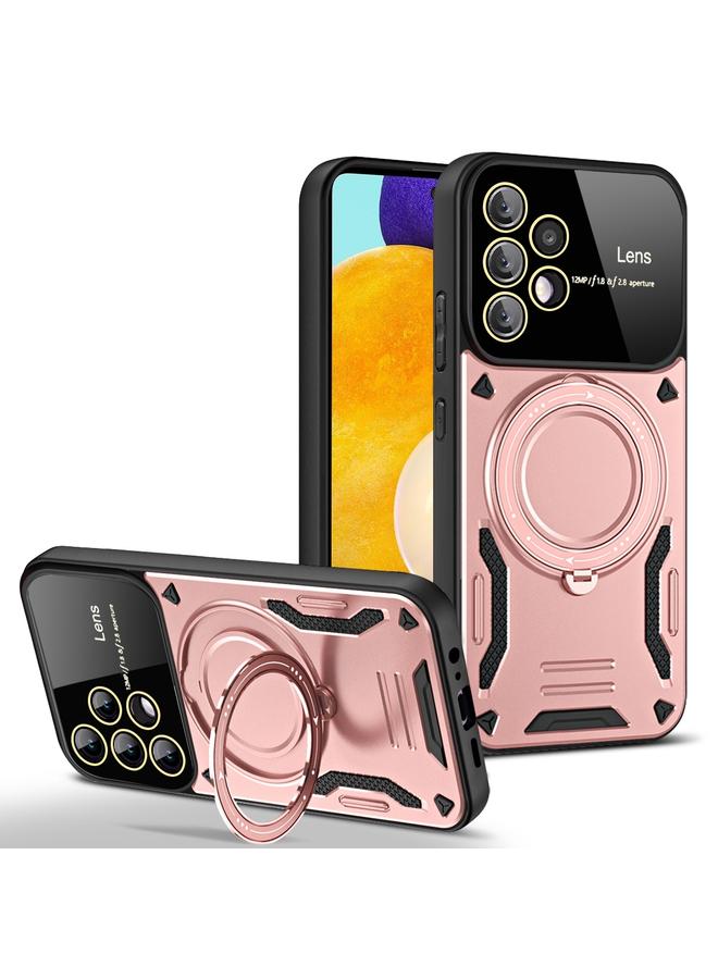 S-TOP Case For Samsung Galaxy A52 4G / 5G Large Window MagSafe Holder Phone Case - Image 1