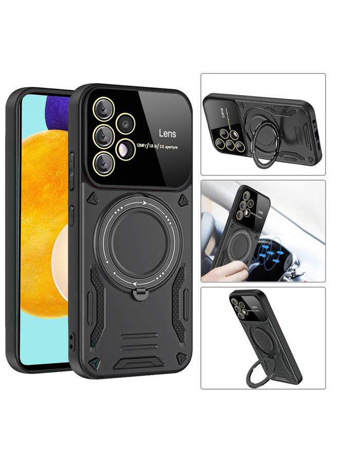 S-TOP Case For Samsung Galaxy A52 4G / 5G Large Window MagSafe Holder Phone Case - Image 3