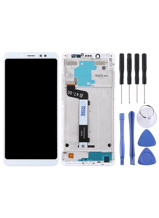 erorex Replacement TFT LCD Screen for Xiaomi Redmi Note 5 / Note 5 Pro Digitizer Full Assembly with Frame White - Image 1