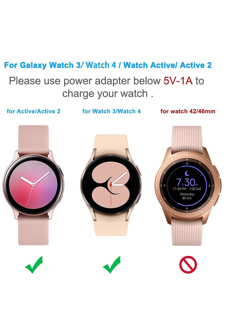 Charger Stand for Samsung Galaxy Watch Active 40mm/Active 2 40mm & 44mm/Galaxy Watch 3 41mm 45mm, Replacement Charging Cradle Dock for Galaxy Active Watch -R500N and Galaxy Active 2 Smartwatch - Image 2