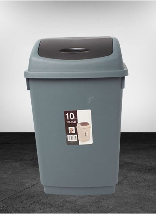 NKX Premium 10-Litre Plastic Trash Bin with Durable Construction  - Image 1