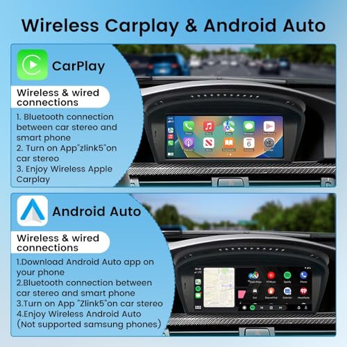 KUNFINE for BMW 5 Series E60/3 Series E92 2007-2009 CCC 8.8" Car CarPlay Android Auto Navigation Stereo GPS Radio Display IPS Touchscreen Headunit Tablet Media Player - Image 2