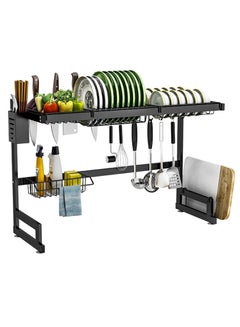 AIWANTO Kitchen Stainless Steel Over Sink Drying Rack Counter Utensils ...