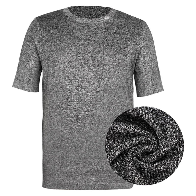 Level 5 Protective TShirt Cut Resistant Anti Slash Short Sleeve Round Neck Safety Top(XXL ) - Image 1