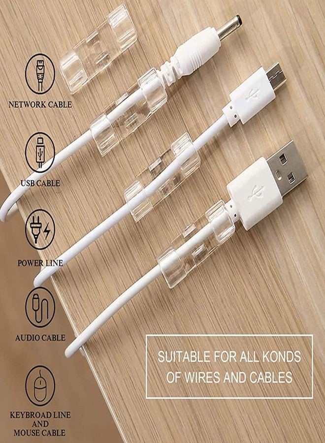 Zerolex Cable Management Clips, Self Adhesive, 60 Pieces, Wire Organizers for TV, PC, Laptop, Ethernet Cable - Image 4