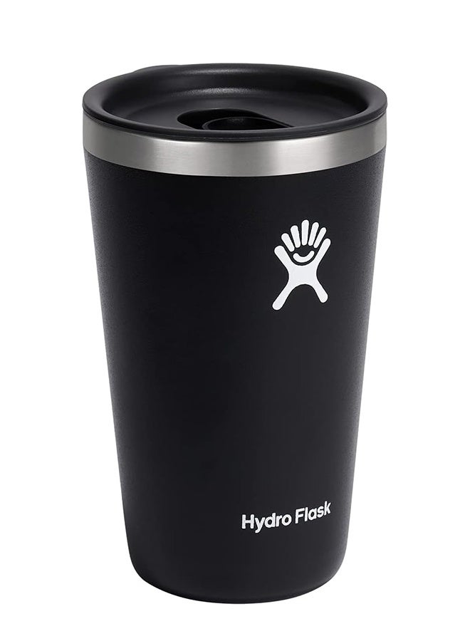 Hydro Flask كوب تامبلر من الفولاذ المقاوم للصدأ سعة 16 أونصة مع غطاء ضغط وخالي من BPA - Image 3