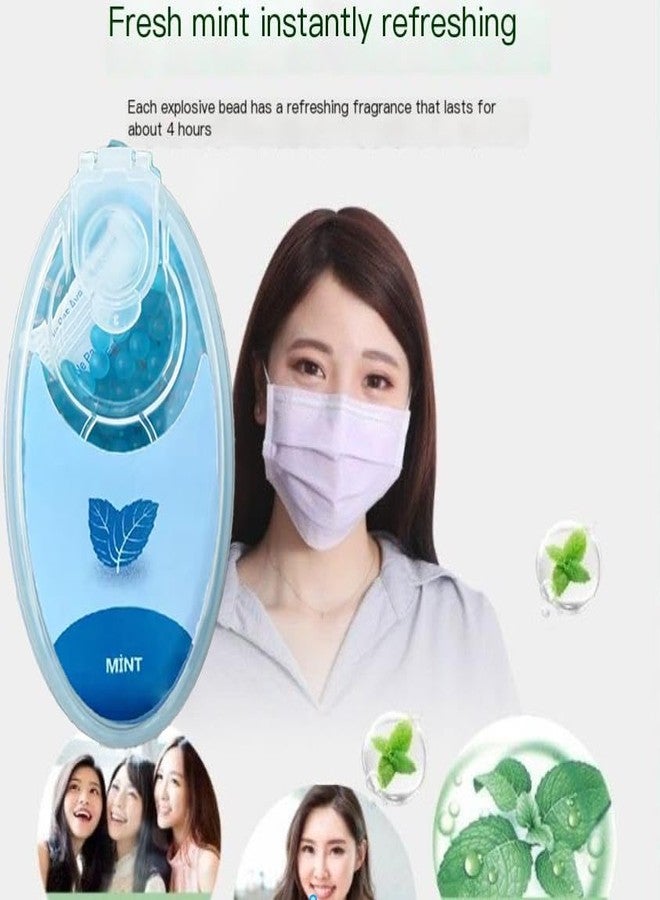 linpel Mint-Infused Air Freshening Beads/Crush Balls - 400pcs for Masks & Filtered Air Spaces - Ideal for Workout Masks,Menthol Beads (200 - Image 3