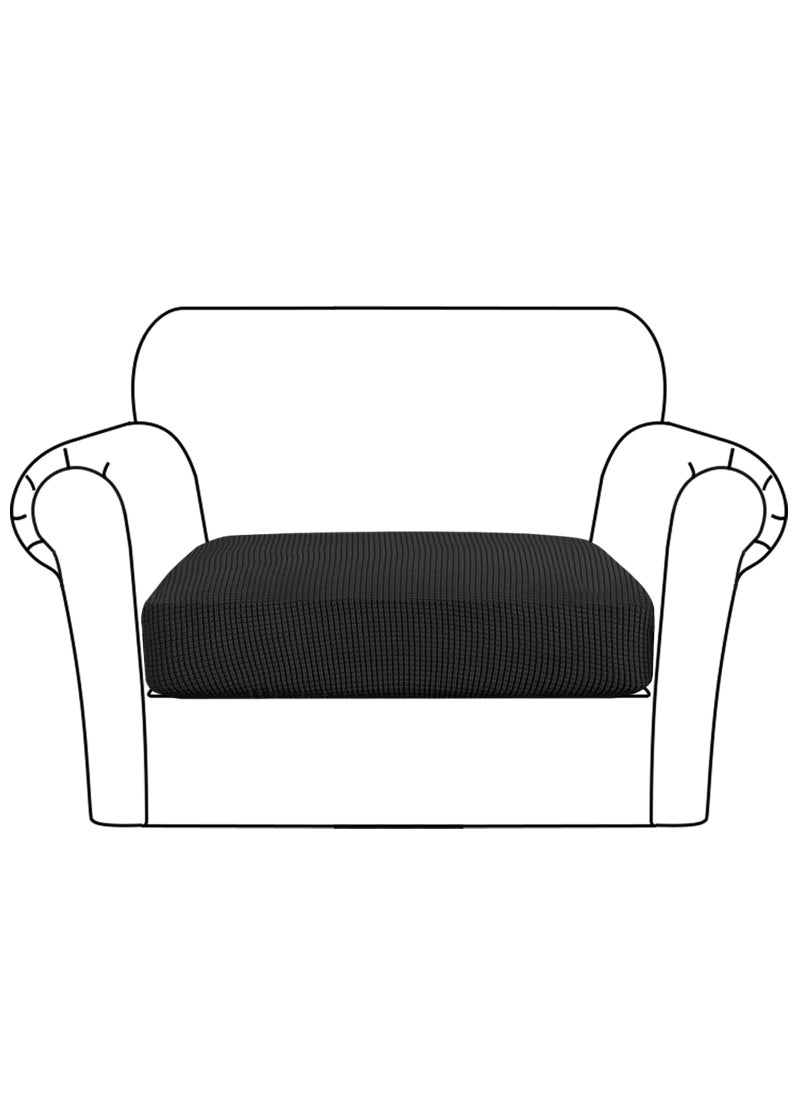 Flamingo P Flamingo P High Stretch Seat Cushion Cover Sofa Cushion Furniture Protector for Sofa Seat Sofa Slipcover Sofa Cover Soft Flexibility with Elastic Bottom 1 Seat Cushion Cover Biscotti Beige 