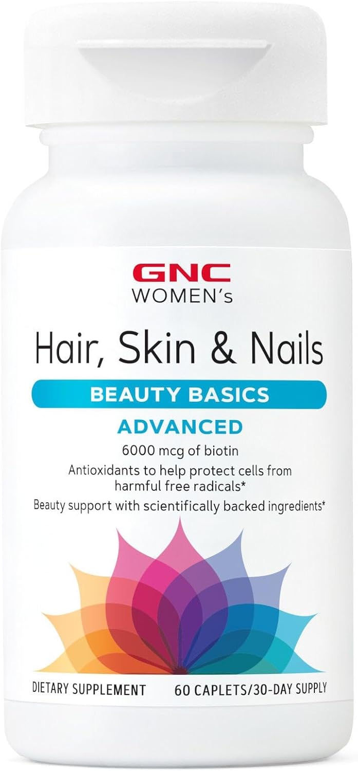 GNC مكمل غذائي للشعر والبشرة والأظافر للنساء - Image 1