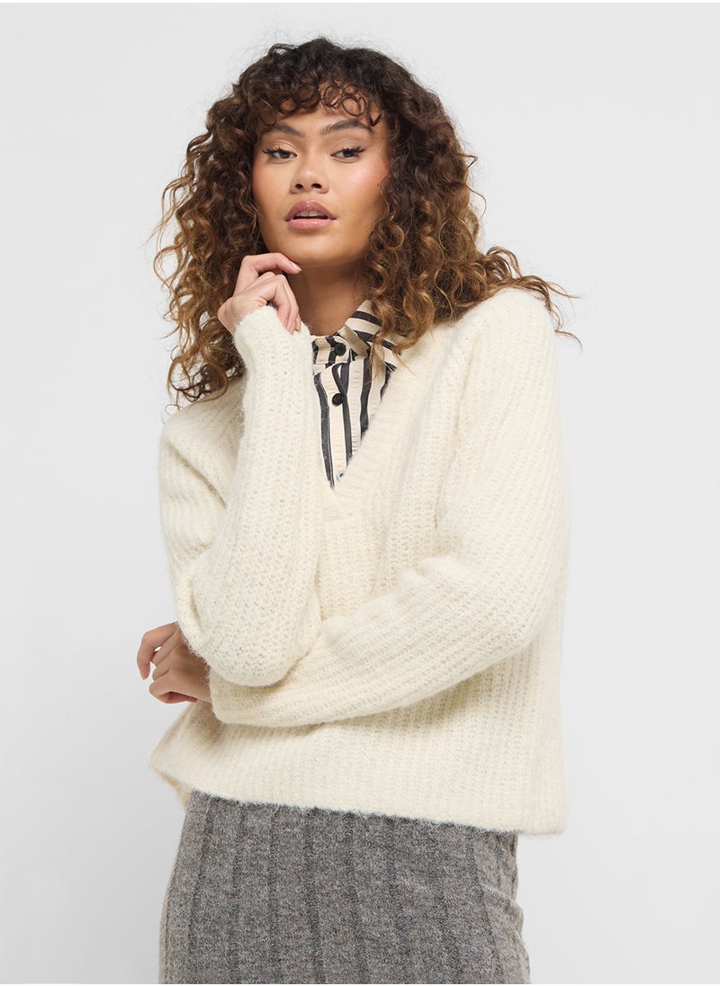VERO MODA - V-Neck Pullover - Image 1