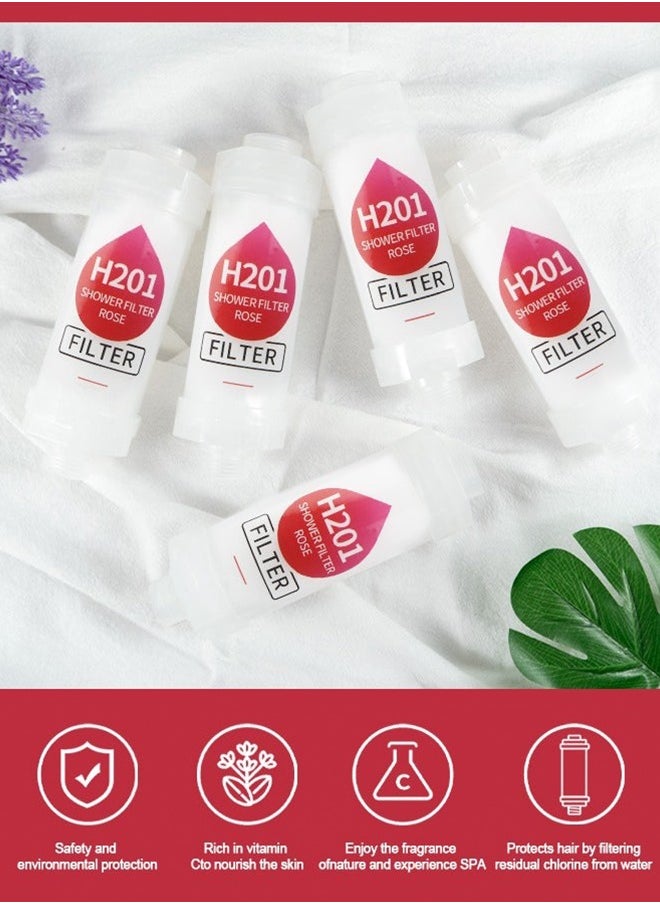 Sweet Life Shower Filter with Vitamin C, Helps Dry Skin And Hair Loss, with Rose Scent Fragrance  Chlorine Removal - Rust Removal - Relaxing Aromatherapy - Non-Toxic  - Image 4