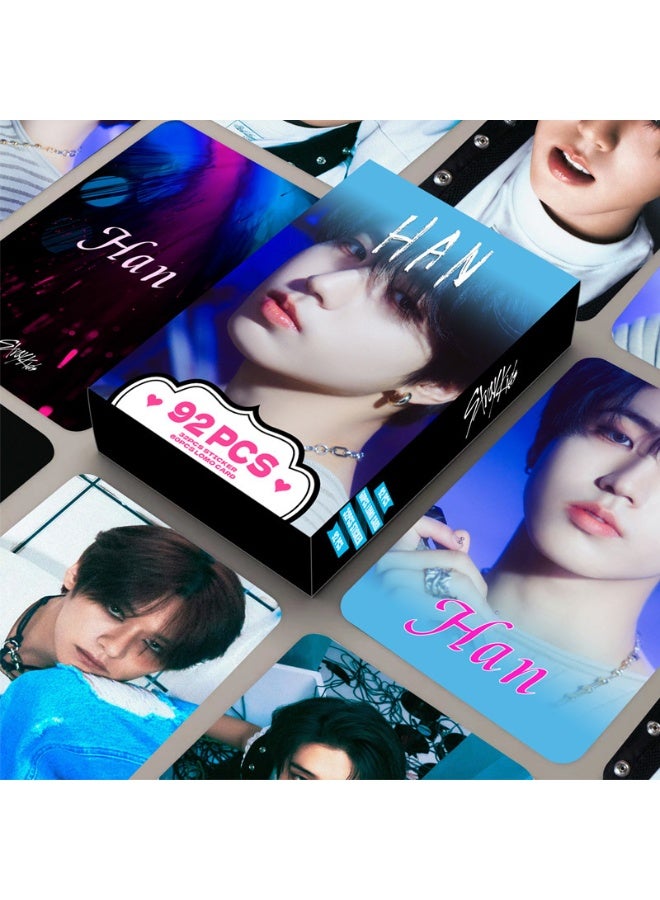 92 Hd Color Print Photo Card Han Zhicheng Double-sided Lomo Card Straykids Small Card Photo Card - Image 2