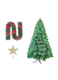 KUYING Artificial Tree & Rattan With Star Decoration Set 