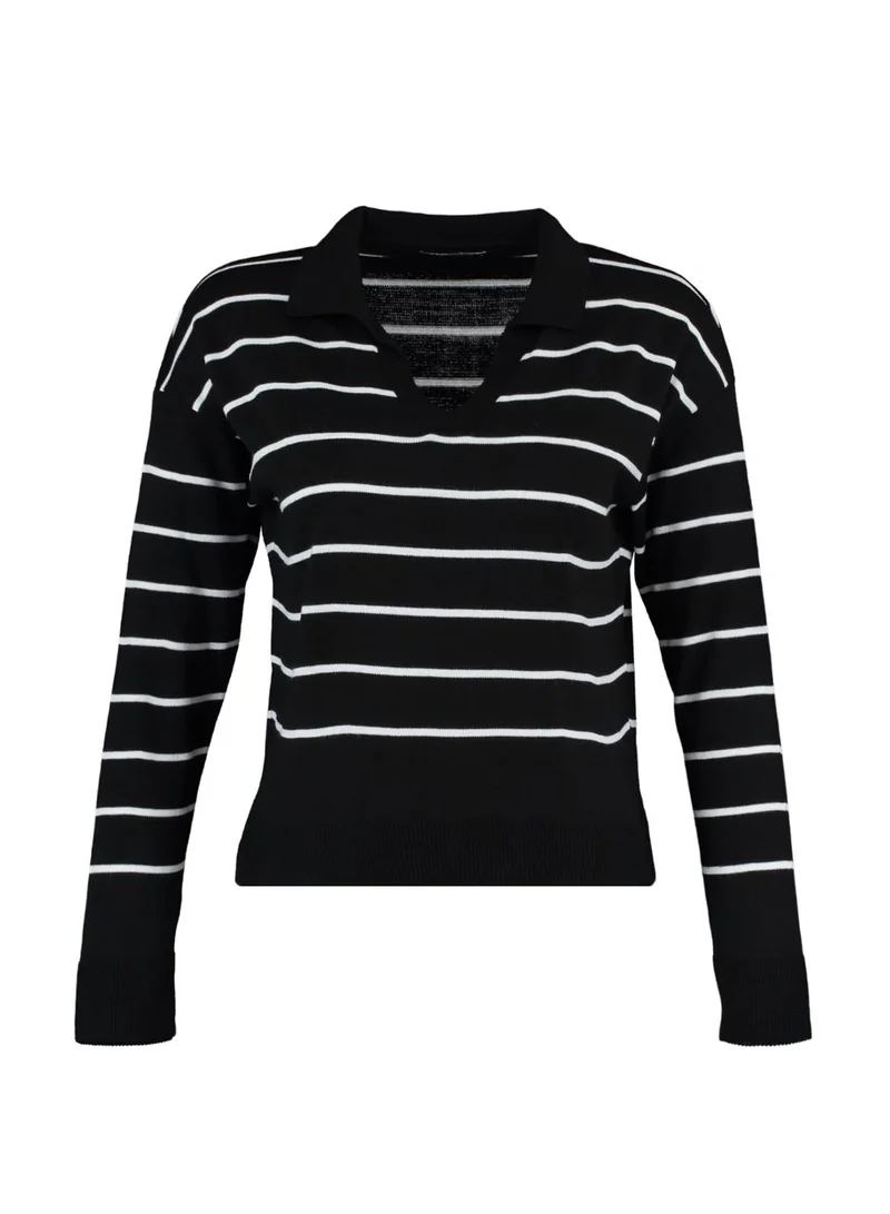 trendyol Polo Collar Knitted Sweater