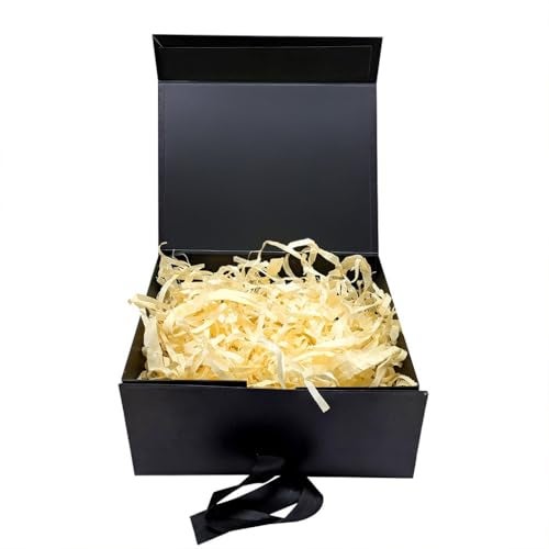 SpecialYou.in Special You Black Gift Box for Packing, Gift Packing Box for Hamper boxes for Gifts Empty with Crinkle Paper, Gifts Packing Boxes for Hamper - Image 5