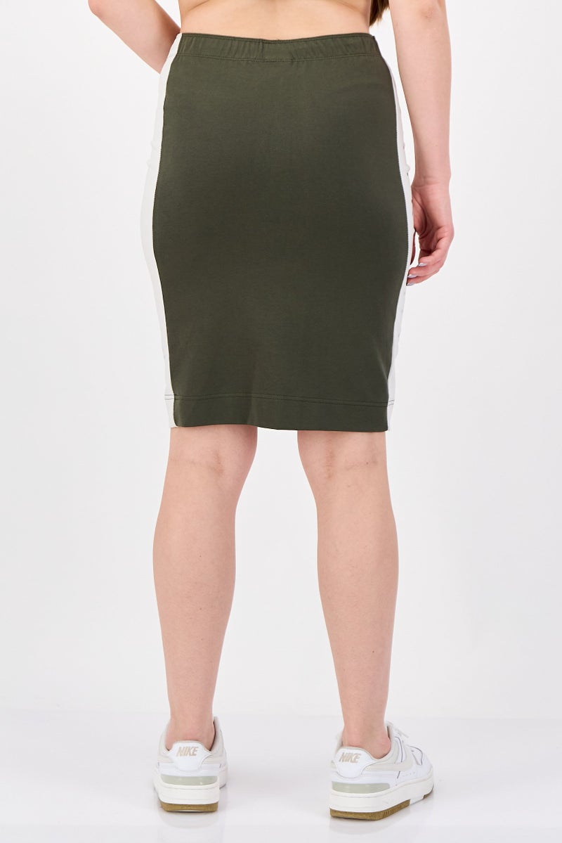 Nike Women Sportswear Fit Outdoor Skirt, Olive - Image 3