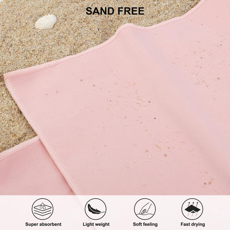 Rainleaf Microfiber Towel Perfect Travel & Gym & Camping Towel. Quick Dry - Super Absorbent - Ultra Compact - Lightweight. Suitable for Trip, Beach, Shower, Backpacking, Pool - Image 5